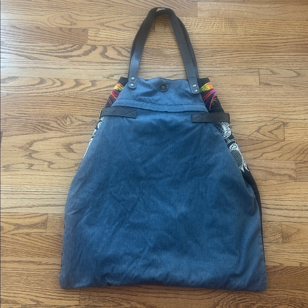 Anthropologie Embroidered Black and Multicolor Bag - Picture 7 of 16